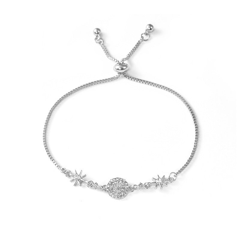 Wholesale Diamond Closed Alloy Bracelet